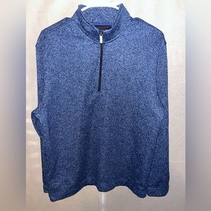 Van Heusen Flex - Classic Pullover, Men's Medium, 1/4 Zip, Classic Fit